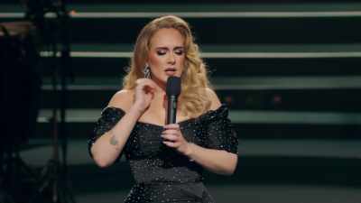 I can't remember, they were
playing the O2 years ago, - An Audience with Adele