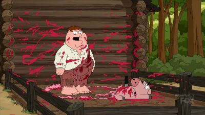 I can't remember
why I needed the blood. - Family Guy