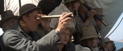 I can't see any women Just ducks and lizards - Master and Commander: The Far Side of the World