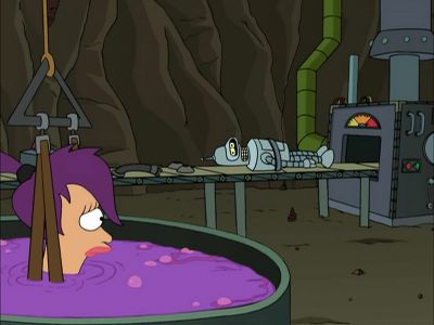 - I can't see. Are we boned?
- Yeah, we're boned. - Futurama