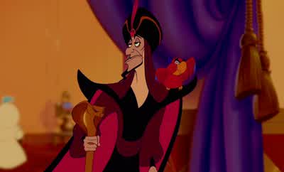 I can't take it any moreIf I gotta choke down on one more of those mouldy disgusting crackersBam WhackCalm yourself IagoThen I'd grab him around the head WhackSoon I will be sultan not that addlepated twitAnd then I stuff the crackers down his throat Ha - Aladdin