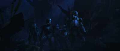 I can't tell from this distance.
Something's blocking my scan. - Star Wars: The Bad Batch