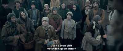 I can't even visit
my child's godmother? - Gogol. Viy