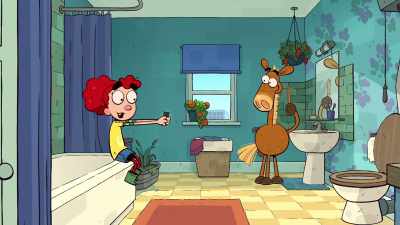 - I can't wait!
Blake is going to love us! - It's Pony
