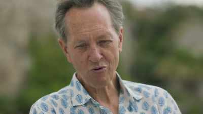 "I carried a small
rolled-up tent, - Write Around the World with Richard E Grant