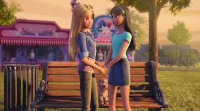       I caught one! - Barbie & Her Sisters in the Great Puppy Adventure