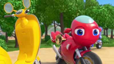 I changed my mind, I'm putting
my old bike horn instead. - Ricky Zoom