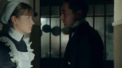 I was checking the
perimeter when I found them. - Grand Hotel