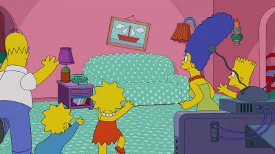 CHOIR:
♪ The Simpsons ♪ - The Simpsons