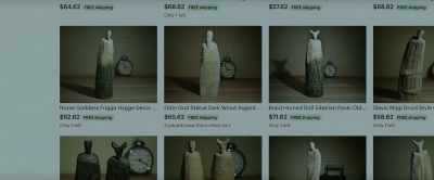 I click on it, it takes
me to an Etsy shop, - The Unbinding