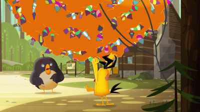 I collected all the fireworks, - Angry Birds: Summer Madness