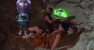 I come from a planet too far for you to fathom - The Flintstones in Viva Rock Vegas