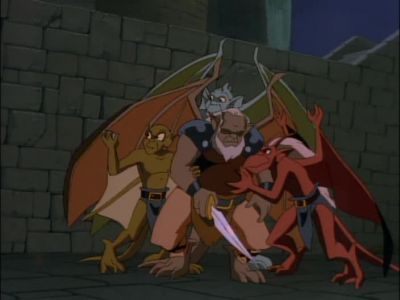 (coughing and choking) - Gargoyles