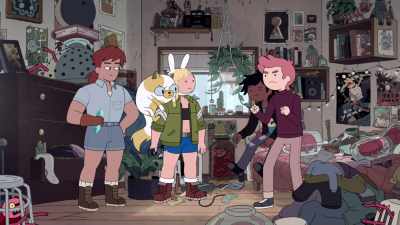 I could even call my... mom,
if we have to. - Adventure Time: Fionna & Cake