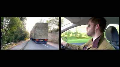 -I could definitely be Welsh.
-[man 2 laughs] - Staged