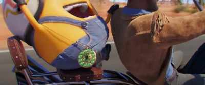 - I could drop you off on the way.
- [gasps] - Minions: The Rise of Gru