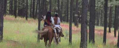 I could feel
somethin' around us, - Run for the High Country
