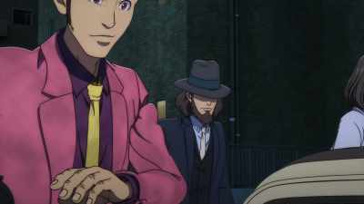 I could fool the others easy,
but nothing ever gets past Pops. - LUPIN THE 3rd vs. CAT'S EYE