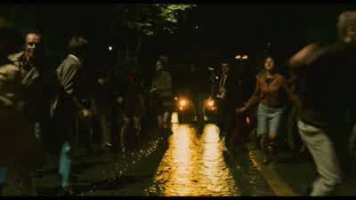 I could hear my heart poundingI don't know if it was because I'd just been chased by the policeor because I was already in love with my new friendsAs we walked and talked and talked and talked about politics about moviesand why the French could never - The Dreamers