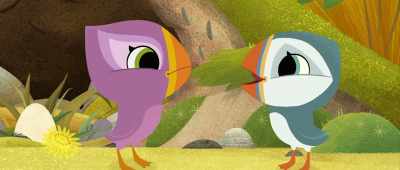 I could help! I'm good
at looking after things. - Puffin Rock and the New Friends
