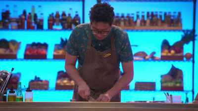 I couldn't have been, like,
whisking something, - Secret Chef