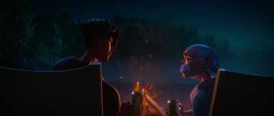 - I couldn't have done this without you.
- Hey! Wait for me. - Ultraman: Rising