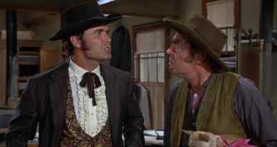 -I couldn't let him shoot you in the back.
-You could have. - Support Your Local Gunfighter