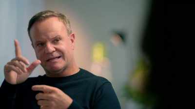 I couldn't overtake because I was…
[imitating clattering] - Brawn: The Impossible Formula 1 Story