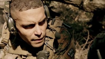 I count three entrances
to the main house. - The Last Ship