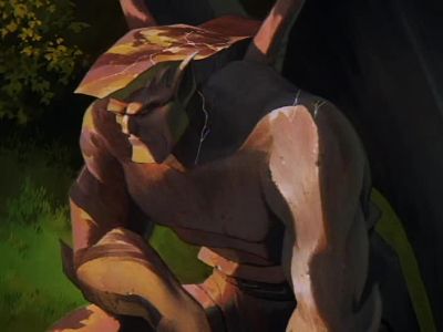 (cracking) - Gargoyles