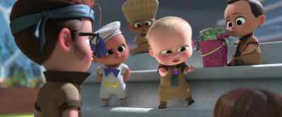 I crawled.
I did things with glue - The Boss Baby: Family Business