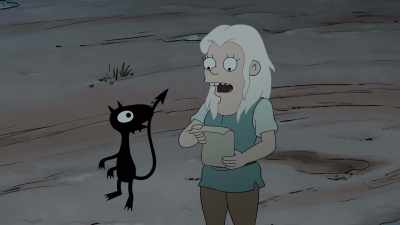 I crawled through a door
and saw a rainbow, - Disenchantment