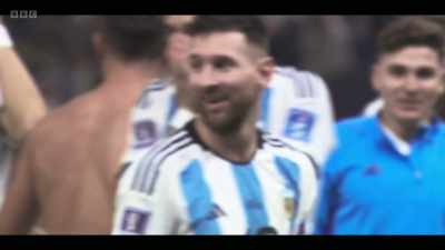 I cried a little bit.
It was mad. - Lionel Messi: Destiny
