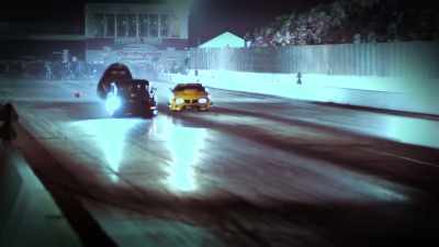 I crossed the centerline,
hit the cones. - Street Outlaws No Prep Kings Team Attack
