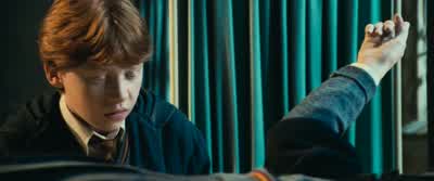 I was crying, and thenI heard somebody come in. - Harry Potter and the Chamber of Secrets