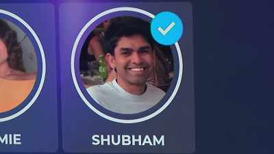 I definitely did not expect to see
that blue tick next to my name. - The Circle
