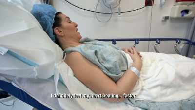 - I definitely feel my
heart beating faster. - Explant
