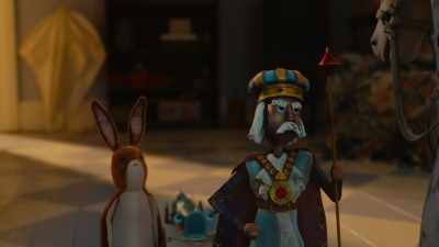 I demand that you bow before me,
you decrepit old beast. - The Velveteen Rabbit