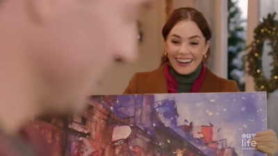 - I did it.
- Hey, someone had their morning coffee. - A Brush with Christmas