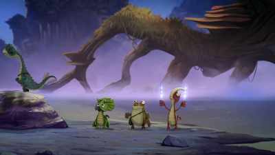 -I did it!
-Thanks, Bill. - Gigantosaurus