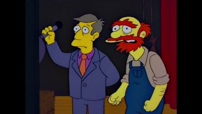 I did not cry
when me own father - The Simpsons
