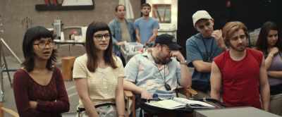 I did not hit her. I did not.
Oh, hi, Mark. - The Disaster Artist