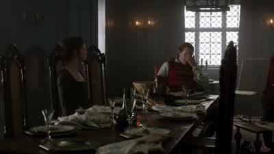 I did... I had intended to pace myself. 100 lashes is fatiguing to the arm. - Outlander