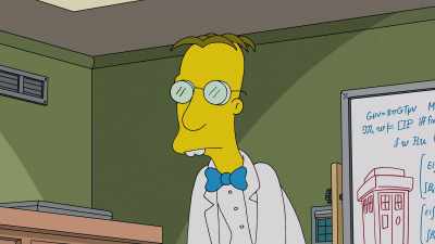 I did. There were
these mini moose everywhere. - The Simpsons: The Past and the Furious