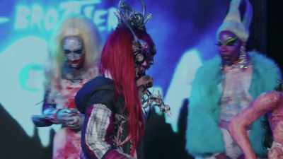 I didn't expect to be winning
as well as HoSo, so... - The Boulet Brothers' Dragula: Titans