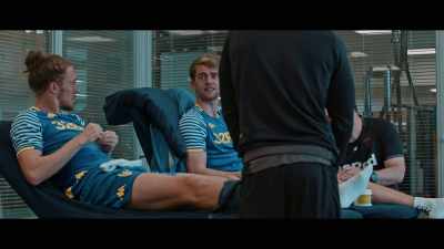 I didn't go down.
I knelt down, holding my face - Take Us Home: Leeds United