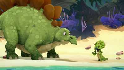 I didn't hang your paintings on Giganto. - Gigantosaurus