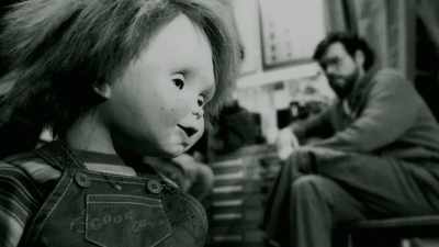 -I didn't, in my script,
reveal the doll fully alive - Doc of Chucky