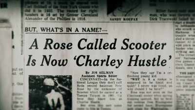 I didn't mind that name,
because it was respectful. - Charlie Hustle & the Matter of Pete Rose