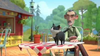 -I didn't order this.
-[mewing] - The Adventures of Paddington